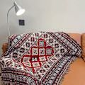 Miniatyrbild 5 av 5: Vintage Sofföverdrag Handduk Bohemisk Stil Sofföverdrag Utomhus Vild Servett Bohemian A 90*90