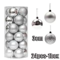 Miniatyrbild 7 av 11: 12 st Julgranskulor Ornament för Julgransdekoration Okrossbara Hängande Kulor Juldekoration Style02