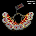 Miniatyrbild 6 av 11: 165cm Juldekoration LED Ljus Ornament Plast Jultomte Julgran Snögubbe Ljusslinga Självlysande Juldekoration Xmas Tree LED
