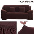 Miniatyrbild 8 av 11: Elastiskt sofföverdrag för vardagsrum Enfärgat sofföverdrag Stretch Sofföverdrag Hörn 1/2/3/4 Sits L-formad Soffa Behöver Köpa 2st Wine Red--1PC 2 seat 145-185cm