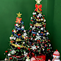 Miniatyrbillede 4 af 11: Juletræssæt 1.5, 1.8, 2.1M Shoppingcenter Hjem Lysende Juledekoration Juletræssæt 1.2m green set tree A