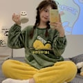 Pikkukuva 1 / 4: Söpö Ankka Pyjama Rento Pitkähihainen Pyöreäkauluksinen Puku Sarjakuva Kotiasu Like the picture M