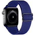Miniatyrbilde 9 av 11: Nylonstropp for Apple Watch-reim 44 mm 40 mm 41 mm 45 mm Justerbar elastisk solo loop-beltearmbånd Apple Watch Series 7 6 se 5 4 3 Spearmint 42mm - 44mm - 45mm