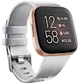 Miniatyrbillede 1 af 11: Rem til Fitbit Versa 2 Versa Rem Blød TPU Udskiftningsarmbånd til Fitbit Versa 2 Versa Lite Urrem Armbånd Silver Size L For Versa 1 2