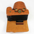 Miniatyrbillede 2 af 6: Passer til Fuji X-s10 Kamera Beskyttende Læder Etui Xs10 Spejlløst Kamerataske Xs10 Skal Brown