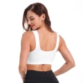 Pikkukuva 8 / 8: Joogaliivit Urheilutoppi Push Up Alusvaatteet Urheiluliivit Crop Fitness Urheiluvaatteet classic black XL