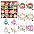 Miniatyrbild 1 av 11: Julgranskulor 42/44 st 6 cm Stora Julkulor Flerfärgade Kuldekorationer Julgransprydnader Set för Hemfest 44pcs9 As picture