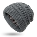 Miniatyrbilde 7 av 8: Høst og Vinter Ins Ny Hatt Dame Beskyttende Frisyre Varm Ull Strikket Sateng Hatt 9 Farger #4 Pink Average size