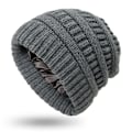Miniatyrbilde 7 av 8: Høst og Vinter Ins Ny Hatt Dame Beskyttende Frisyre Varm Ull Strikket Sateng Hatt 9 Farger #5 wine red Average size