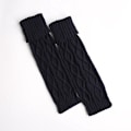 Pikkukuva 9 / 10: Talviset neulotut villaiset lämpimät leggingsit Vintage Lingge yksivärinen lämpöä pitävät pitkät sukat Karvaiset säärystimet naisille light gray one size