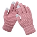 Miniatyrbild 11 av 11: Dam Vinter Touch Screen Handskar Tjocka Varma Stickade Stretchhandskar Imitationsull Full Finger Utomhus Skidhandskar Grey One Size