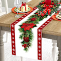 Miniatyrbild 5 av 11: Julbordslöpare God Jul Dekoration för Hemmet Julfest Dekor 2023 Navidad Notal Noel Ornament Gott Nytt År 2024 2