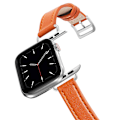 Miniatyrbild 9 av 11: Äkta Läder Loop Armband Bälte för Apple Watch SE 7654 42MM 38MM 44MM 40MM Rem på Smart iWatch 3 Klockarmband 45mm brown 40mm