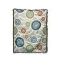 Miniatyrbild 1 av 11: Boho Sofffilt Stickad Bomull Sofföverdrag Demon Öga Viktad Tapet Bohemisk Tofs Boho Väggdekor Picknickfilt Filtar R 130x160cm