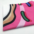 Miniatyrbillede 3 af 11: Badehåndklæde Donut Rundt Picnictæppe Moderne Pizza Hamburger Frugt 150*150cm Mikrofiber Tapestry Badetæppe Kiwi