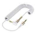 Pikkukuva 6 / 7: 3,5 mm:n AUX-audiokaapeli, uros-uros, puhelimelle, autokaiuttimelle, MP4-soittimelle, kuulokkeille, 2 m, kullattu 3,5 mm:n liitin, jousimallinen audiokaapeli Red 2m