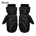 Miniatyrbilde 7 av 11: 1 Par Nye Mote Barn Vinter Snø Varme Hansker Gutter Jenter Ski Vindtett Vanntett Tykke Votter Holder Fingrene Varme C-grey 0-5 years One Size