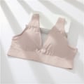 Miniatyrbild 2 av 5: FINETOO Djup V Sexig Kvinnor Sömlös BH Underkläder Push Up Bralette Rygglös Behå S-XL Sporttopp BH Kvinnlig Vadderad Underkläder Apricot M