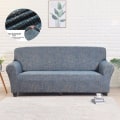 Miniatyrbillede 1 af 9: Elastisk sofabetræk med krydsmønster Strækbart sofabetræk til stue Sofabetræk til sofa Sofabetræk til kærlighedssæde Y 24 2-seater 145-185cm