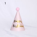 Miniatyrbillede 5 af 11: Børnefødselsdagshat Guld Paillet Fødselsdagshuer Prins Prinsesse Krone Fødselsdagsfest Dekoration Søde Kaninhatte Baby Shower Gaver Style  10