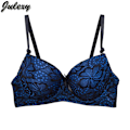 Miniatyrbild 2 av 5: Sexig BC 75 80 85 90 95 100 Dam BH Stor Storlek Underkläder Kvinna Behå Spets Push Up Bralette Red 80C