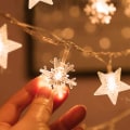 Miniatyrbilde 3 av 11: Juletre Snøfnugg LED Lyslenke Banner Juledekorasjon 2023 for Hjem Navidad Juletre Dekor Eventyrlys Anheng style 3 1.5M 10LED