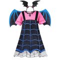 Miniatyrbild 4 av 5: Disney Maleficent Halloween Kostym Klänning för Flickor Vampyr Mirabel Isabella Prinsessa Cosplay Party Klänning Flickor Charm Klänningar 5-6T Maleficent set D