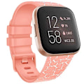 Miniatyrbillede 8 af 11: Rem til Fitbit Versa 2 Versa Rem Blød TPU Udskiftningsarmbånd til Fitbit Versa 2 Versa Lite Urrem Armbånd Snake pattern Black Size S For Versa 1 2
