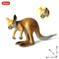 Pikkukuva 3 / 11: Kenguru Mallisarja Lasten Simulaatio Eläinmalli Syntymäpäiväkakun Koristelu Kangaroo model three sets [0.096KG]]