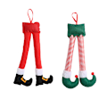 Miniatyrbillede 3 af 5: Jule Elf Ben Julemand Ben Bil Ben Vedhæng Julepynt Juleartikler til Hverdagen CAR leg (red)