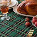 Miniatyrbilde 4 av 7: Juleduk Amerikansk Rød Enkel Rutete Bordmatte Hotell Kaffebordduk Dekorativ Duk Large plaid red 140*260cm