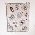 Miniatyrbillede 1 af 11: Afslappede Tæpper Tæppe Dekoration Sol Tæppe Tæppe Sofa Fritid Tæppe Enkelt Tapestry Sofa Tæppe Kastetæpper XT07-12 130X150CM