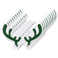 Miniatyrbillede 10 af 11: 10/18 stk. Julekopkort Juledekorationer Julemandshat Vinglas Dekoration Glædelig Jul Ornament til Nytårsfestartikler 10pcs H