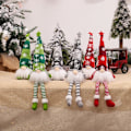 Miniatyrbild 3 av 10: Lysande Tomte Jul Ansiktslös Docka God Jul Hemdekoration Navidad Natal Gåva till Nyår 2023 Julklappar Short Red With battery and Led