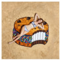 Miniatyrbillede 8 af 11: Badehåndklæde Donut Rundt Picnictæppe Moderne Pizza Hamburger Frugt 150*150cm Mikrofiber Tapestry Badetæppe donut