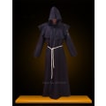 Pikkukuva 7 / 11: Keskiaikainen Halloween Kristillinen Munkki Pappi Kaapu Noita Velho Viitta Juhlat Kuolema Kummitus Vampyyri Paholainen Demoni Cosplay Puku Aikuisille Dark Brown XL