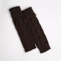 Pikkukuva 7 / 10: Talviset neulotut villaiset lämpimät leggingsit Vintage Lingge yksivärinen lämpöä pitävät pitkät sukat Karvaiset säärystimet naisille khaki one size