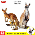 Miniatyrbilde 1 av 11: Kenguru Modellsett Barnas Simuleringsdyremodell Bursdagskakedekorasjon Kangaroo model three sets [0.096KG]]