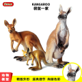 Pikkukuva 1 / 11: Kenguru Mallisarja Lasten Simulaatio Eläinmalli Syntymäpäiväkakun Koristelu Kangaroo model three sets [0.096KG]]