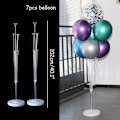 Miniatyrbillede 6 af 11: 7/11/19 Rør Ballonholder Balloner Stativ Søjle Konfetti Ballon Børnefødselsdag Baby Shower Bryllupsdekoration Forsyninger 1set LED stand a