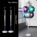 Pikkukuva 6 / 11: 7/11/19 Putkipalloteline Ilmapalloteline Pylväs Konfettipallo Lasten Syntymäpäiväjuhlat Babyshower Häät Koristelutarvikkeet 1pc air pump