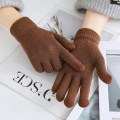Pikkukuva 3 / 11: Naisten kashmirneuleiset talvikäsineet, kashmirneuleiset naisten lämpimät paksut syys- ja talvikäsineet kosketusnäytöllä, hiihtokäsineet Gray One Size
