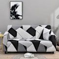 Miniatyrbild 1 av 11: Geometriskt Elastiskt Sofföverdrag för Vardagsrum Modernt Sektionshörnsoffa Överdrag Soffskydd Stolsöverdrag 1/2/3/4 Sits 2 1-seater 90-140cm