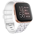 Miniatyrbillede 9 af 11: Rem til Fitbit Versa 2 Versa Rem Blød TPU Udskiftningsarmbånd til Fitbit Versa 2 Versa Lite Urrem Armbånd Snake pattern Black Size S For Versa 1 2