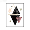 Miniatyrbillede 4 af 5: Wekity Marmor Tekstur Geometrisk Patchwork 3 Vægkunst Lærred Print Plakat, Simpel Abstrakt Kunst Tegning Dekoration til Hjem Stue Soveværelse Kontor og Ch