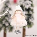Pikkukuva 5 / 11: Koriste Joulun Enkeliriipukset Joulukuusen Koristeet Uuden Vuoden Joululahjat Joulukoristeet B117-Snowflake Fast delivery
