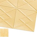 Miniatyrbillede 1 af 5: Vandtæt, 3D murstens tapet LxH 70 x 7cm / H02-Diamond-Bei LxH 70 x 7cm / H02-Diamond-Bei