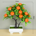 Miniatyrbild 2 av 11: Konstgjorda växter i kruka Grön Bonsai Litet Träd Gräs Växter Kruka Ornament Falska Blommor för Hem Trädgård Dekoration Bröllopsfest D