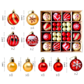 Miniatyrbild 1 av 11: Julgranskulor 42/44 st 6 cm Stora Julkulor Flerfärgade Kuldekorationer Julgransprydnader Set för Hemfest 44pcs C As picture