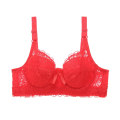 Miniatyrbilde 7 av 8: BH-er for Kvinner Blonde Sexy Bralette Transparent Bøyletopp BH Push Up BH White 44/100C